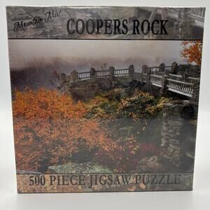 Cooper's Rock State Forest West Virginia New Sealed 500 Pc Jigsaw Puzzle